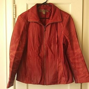 Kenneth cole reaction  leather jacket